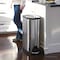 Simplehuman 30 Liter/8 Gallon Butterfly Lid Kitchen Step Trash Can, Brushed Stainless Steel CW1824 - alternate 2